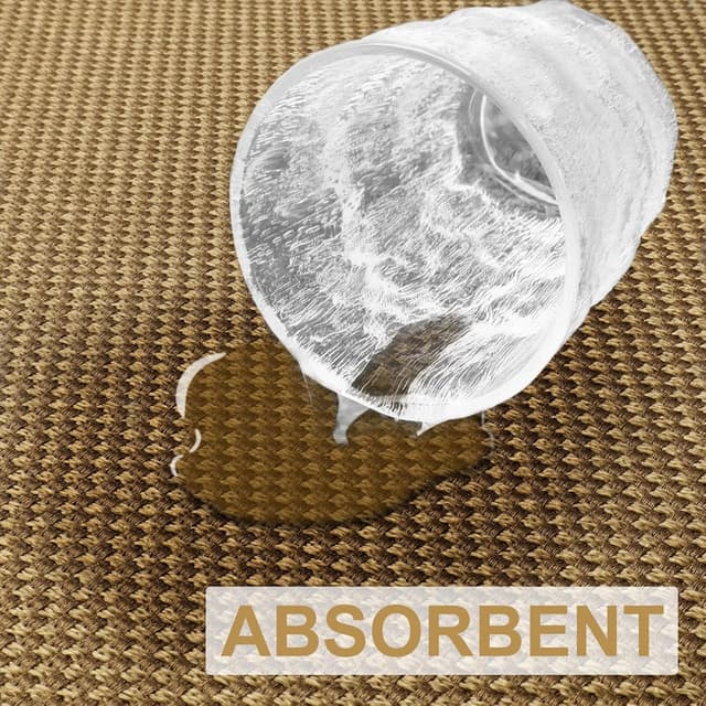 Detalle 2 de LEKEEPGO zerbino ingresso interno 60 x 120 cm antiscivolo lavabile (marrone chiaro)