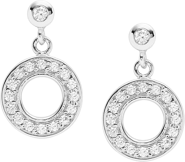 Detalle 2 de FOSSIL Pendientes de acero inoxidable multicolor