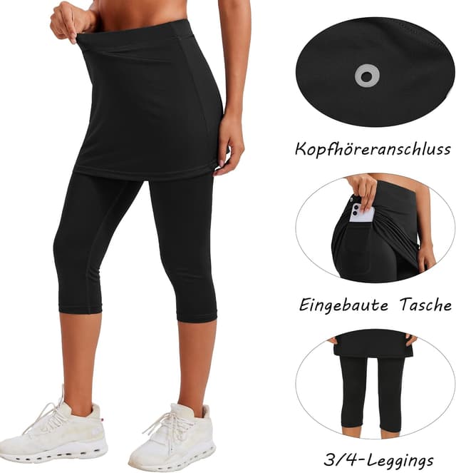 Thumbnail 2 de PINSPARK Jupe-Short de Tennis Taille Haute