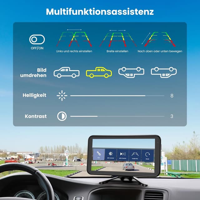 Thumbnail 6 de Foxpark Rückfahrkamera Kabellos 1080P 4,8"