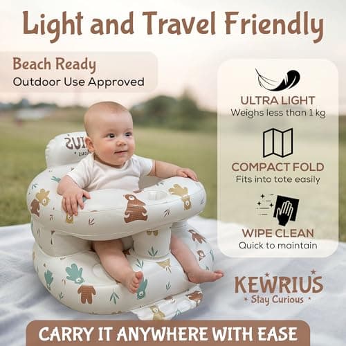 Thumbnail 5 de KEWRIUS Inflatable Baby Seat with Pump 🎈