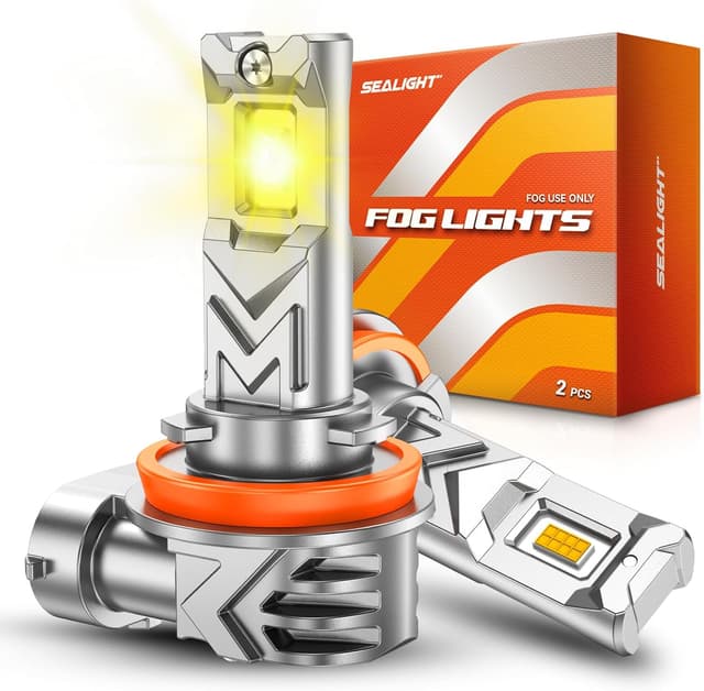 Detalle de SEALIGHT H11 17000 Lumens Yellow Fog Bulb