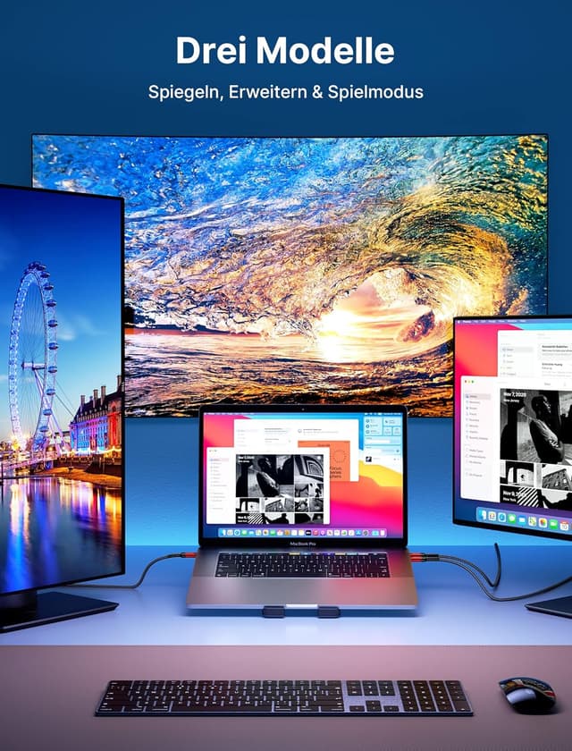 Thumbnail 4 de JSAUX USB C auf HDMI Kabel 5M