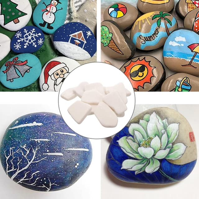 Thumbnail 6 de Karkar 12 Steine zum Bemalen 3–8 cm 🎨