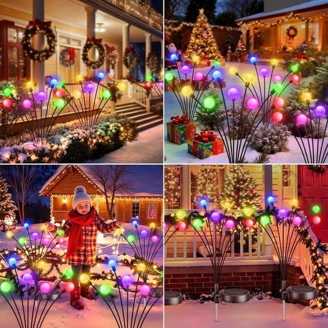 Thumbnail 2 de GEARLITE Firefly Solarlampen 4er Set 32 LEDs