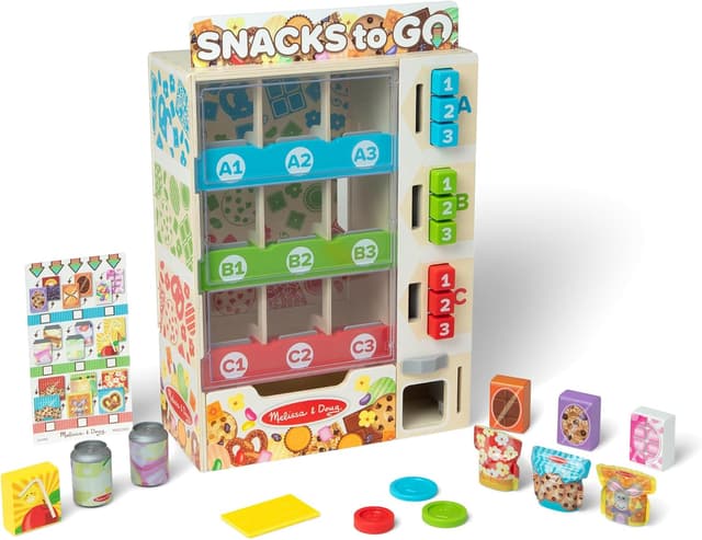 Detalle de Melissa & Doug Sort-Stock-Select Wooden Vending Toy