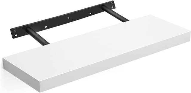 Detalle de VASAGLE LWS26WT mensola da muro 20x60 cm