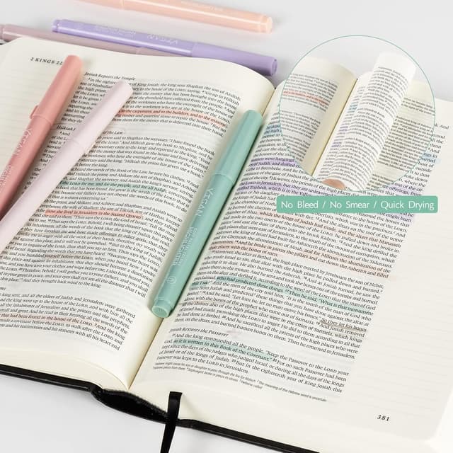 Thumbnail 4 de YISAN Pastell Textmarker Set 6 Marker