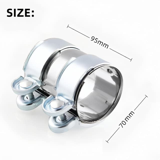 Thumbnail 1 de Auspuffschelle Edelstahl Ø50 55 60 mm