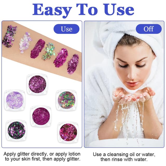 Thumbnail 5 de AOOWU Body Glitter Gel 12 Farben 💄