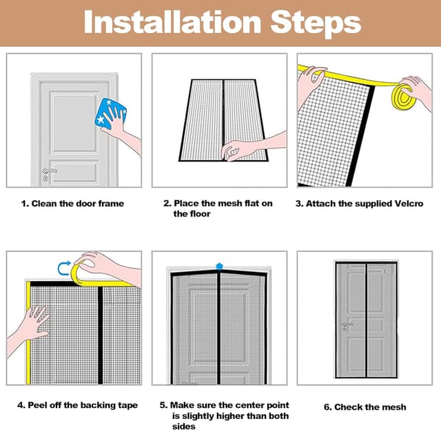 Thumbnail 5 de Zanzariera magnetica per porta 130x250 cm