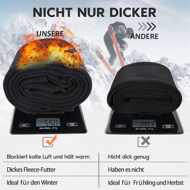 Detalle 2 de Thermo Leggings Thermohose 506 g AMIYOYO