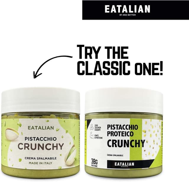 Thumbnail 5 de EATALIAN by AMZ BETTER Crema de Pistacho Crunchy 200g 🍫