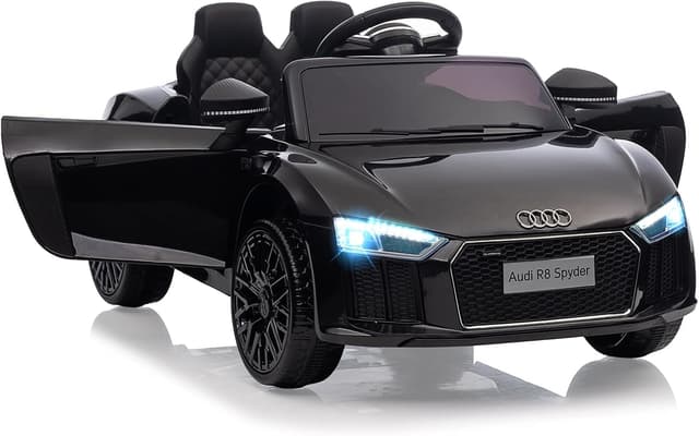 Thumbnail 6 de Audi R8 Spyder Licenza Ufficiale 12V per bambini (edizione polizia) con telecomando 2.4G, luci LED e sirena