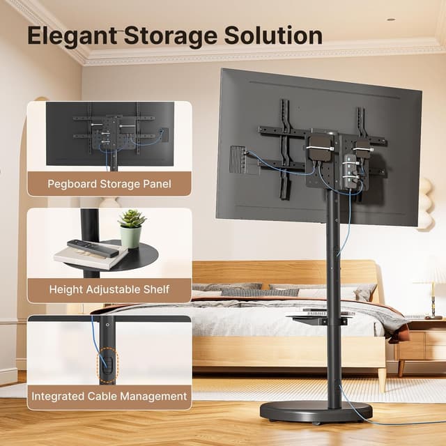 Thumbnail 4 de ECOTINY Height Adjustable TV Stand 37–86"