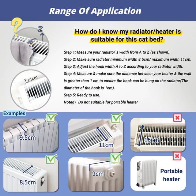 Thumbnail 4 de Happi N Pets Katzenbett für Heizung 🐱