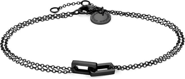 Detalle de LIEBESKIND BERLIN Charms Collection Halskette aus Edelstahl (Berlin), 45 cm