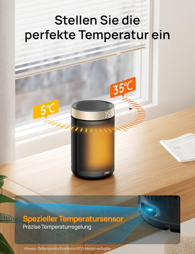 Thumbnail 6 de Dreo Heater 316 1500W Heizlüfter mit Thermostat