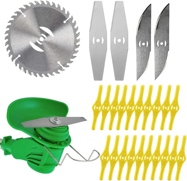 Detalle de Xbzzgmg 24-Piece Cordless Strimmer Blade Replacement Set