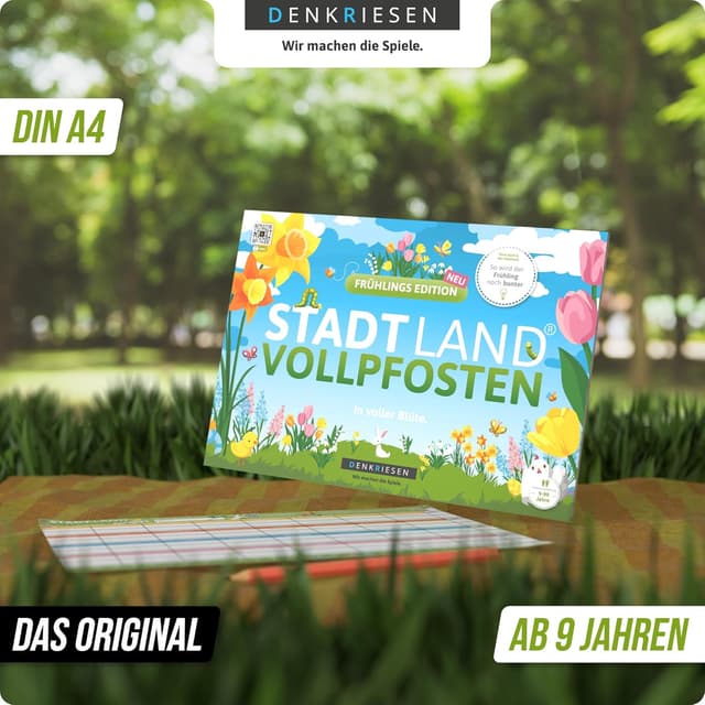 Detalle de Stadt Land VOLLPFOSTEN Frühlings Edition DIN A4 Spielblock