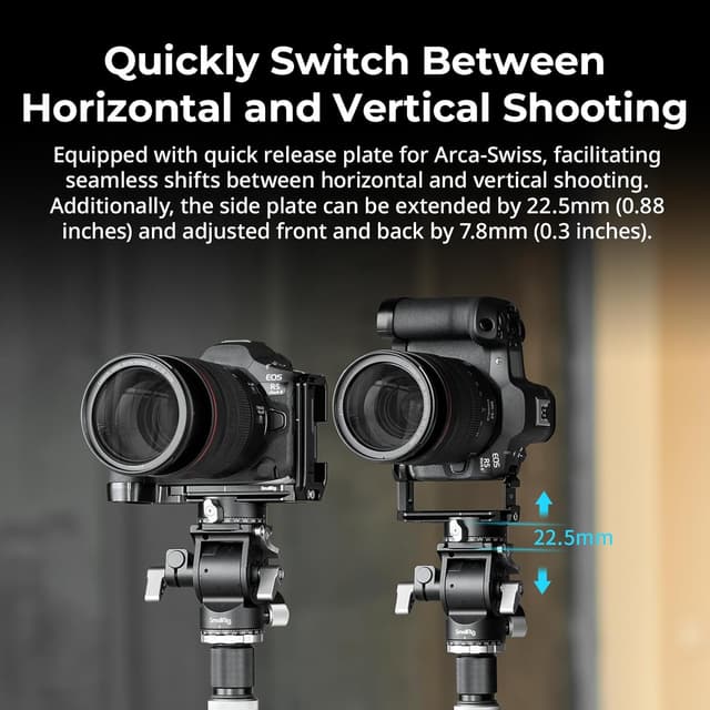 Thumbnail 2 de SMALLRIG 4983B L-Halterung für EOS R5 Mark II