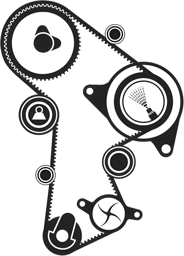 Detalle de SKF VKMC 01148-2 Kit Distribución con Bomba