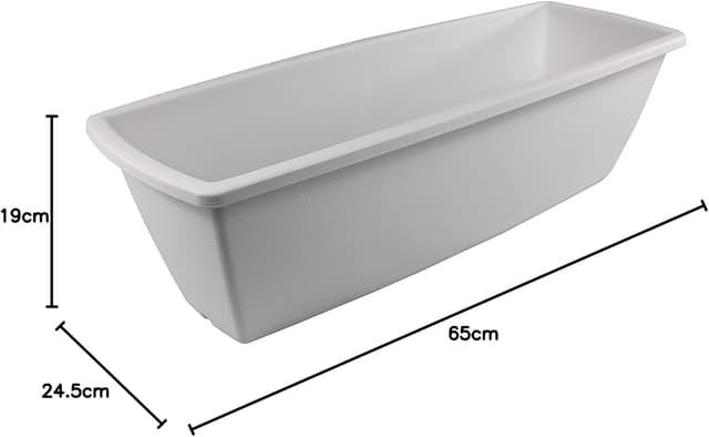 Thumbnail 3 de Iris Ohyama Rectangle Plant Pot650 maceta con reserva de agua