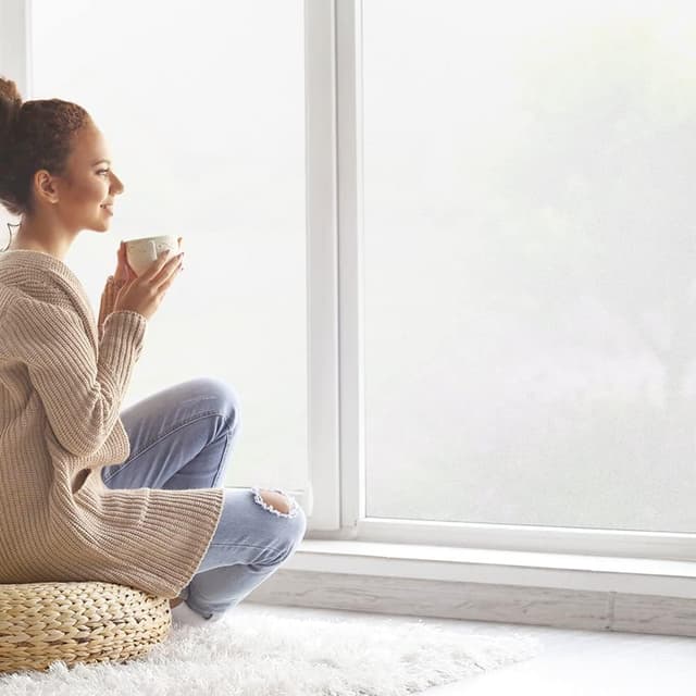 Thumbnail 2 de NINETREX Film intime verre Blanc 30×200 cm