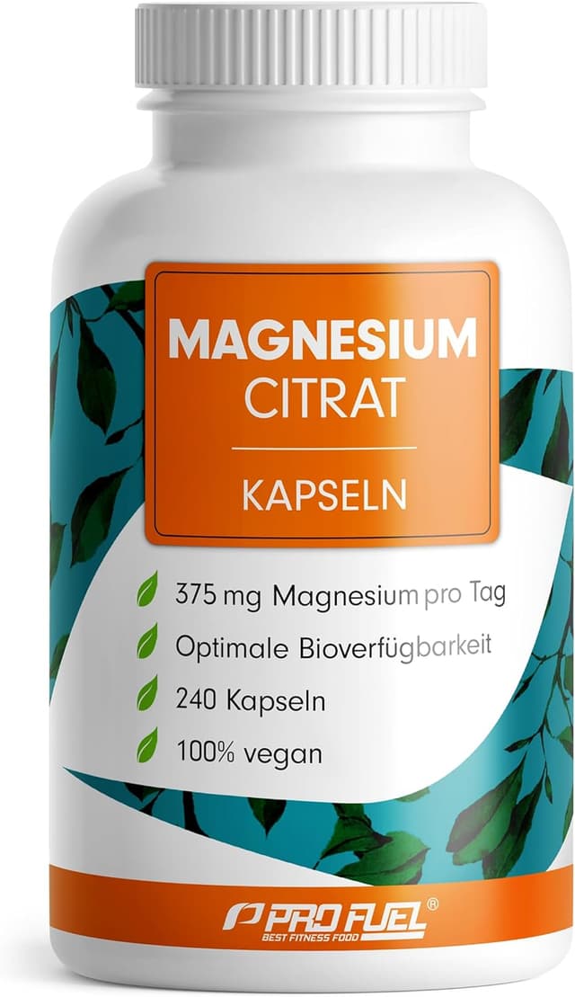 Detalle de Magnesiumcitrat Kapseln 375 mg hochdosiert