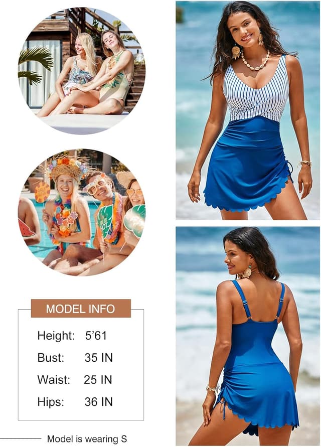 Detalle 1 de Dokotoo tropical one piece swimsuit