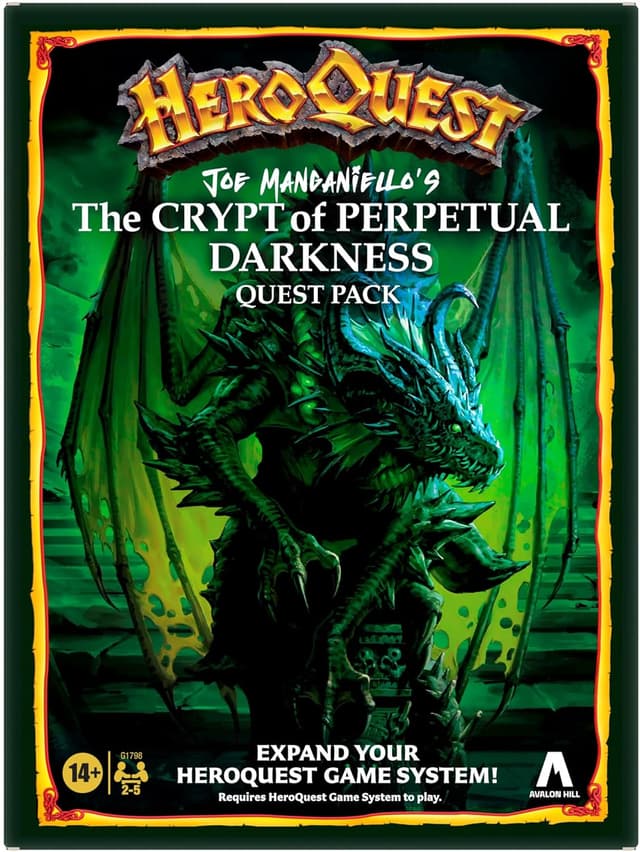 Detalle de Avalon Hill HeroQuest Joe Manganiello’s The Crypt of Perpetual Darkness Quest Pack (English) – expansion for the HeroQuest Game System