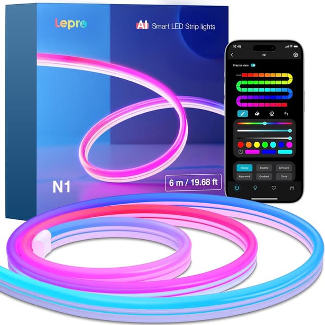 Imagen de Lepro N1 AI Neon Tira LED 6m en OfertitasTOP