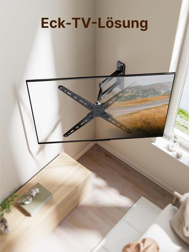 Thumbnail 6 de monTEK TV Wandhalterung für 13–55 Zoll Flach & Curved bis 25 kg, schwenk-/neigbar, ausziehbar, VESA bis 400×400