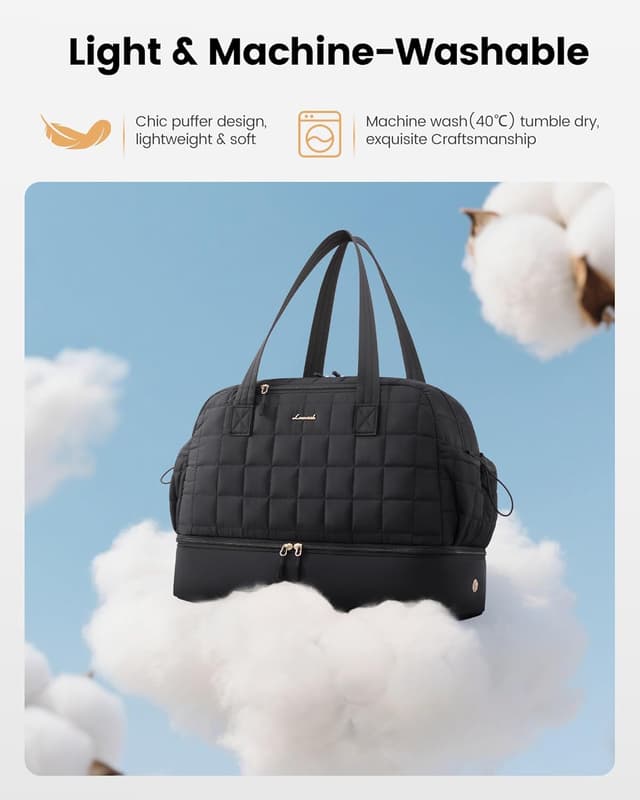 Detalle 1 de LOVEVOOK Reisetasche 35L mit Schuhfach