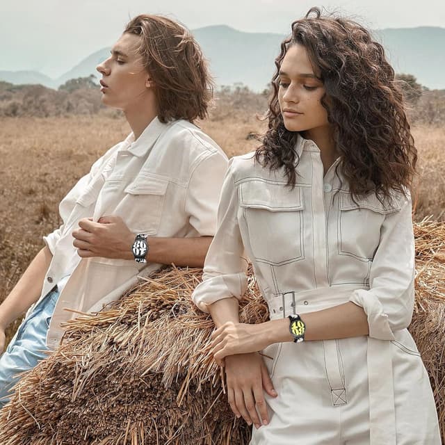 Thumbnail 6 de Relting 4-Pack 20mm Elastic Nylon Watch Bands with Quick Release Pins