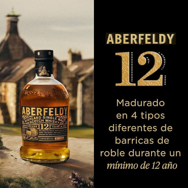 Thumbnail 1 de Aberfeldy 12 Años Whisky Escocés con Estuche de Regalo 🥃