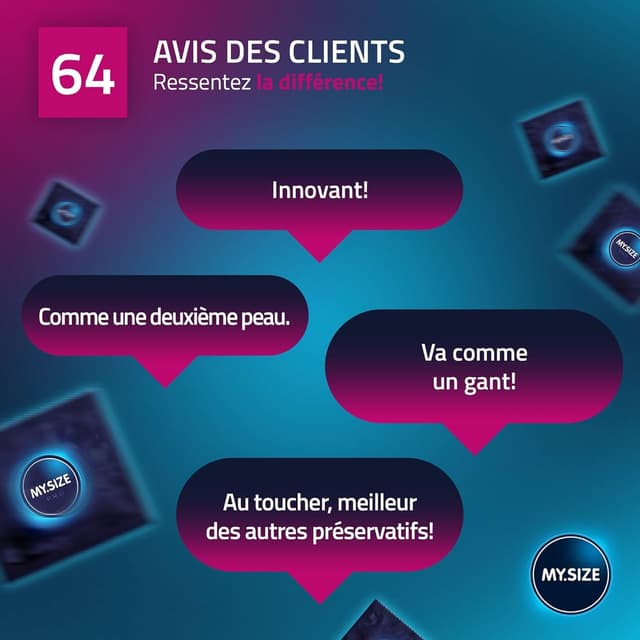 Thumbnail 6 de MY SIZE PRO 80, taille 6, 64 mm, préservatifs