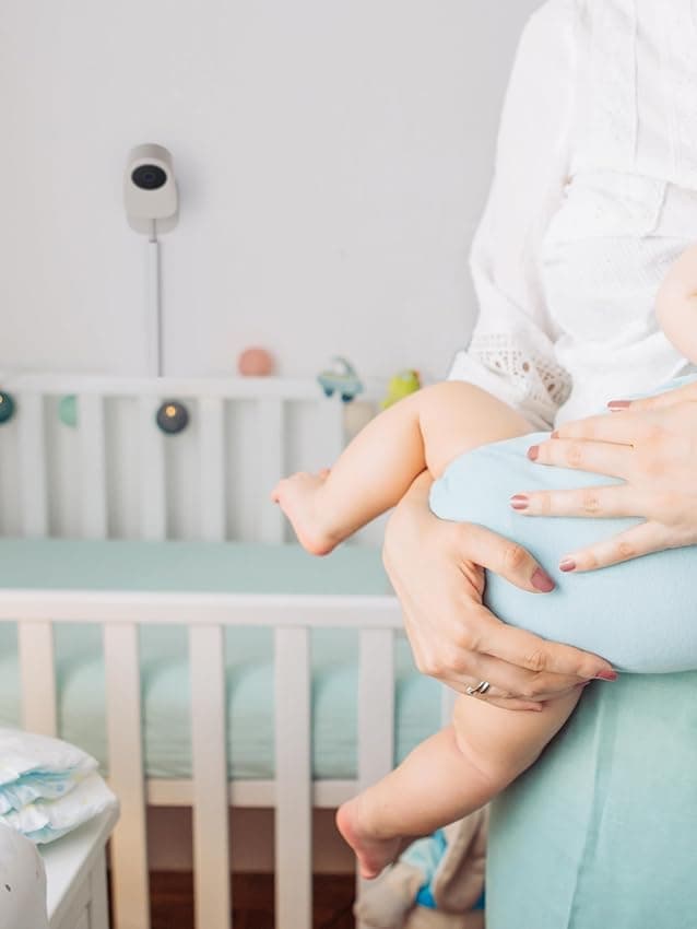 Detalle 2 de Nooie Cámara Vigilancia Bebe 2K, Audio Bidireccional y Alexa