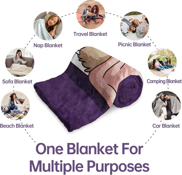 Thumbnail 6 de Encoink Muttertagsgeschenk Kuscheldecke 157×132