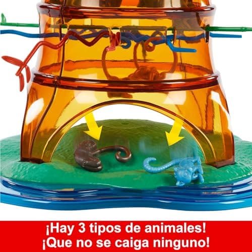 Thumbnail 4 de Mattel Games Tumblin Monkeys Rockin Tree, juego de mesa 🎲