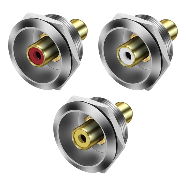 Detalle de MEIRIYFA RCA Panel Mount Coupler 3pcs
