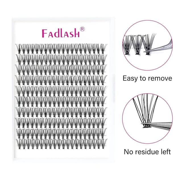Thumbnail 6 de FADLASH Wimpern Cluster 20D 0.07-C 8–16 mm
