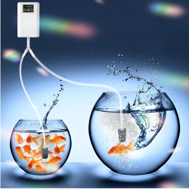 Thumbnail 1 de LiJuanWang 3‑Wege Schlauchverbinder 4,8 mm für Aquarium 🎣