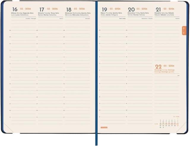 Thumbnail 3 de Finocam agenda 2026 Semana Vista Vertical