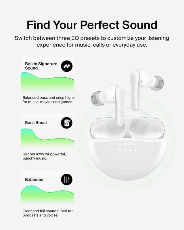 Thumbnail 6 de Belkin SoundForm Rhythm ANC Earbuds