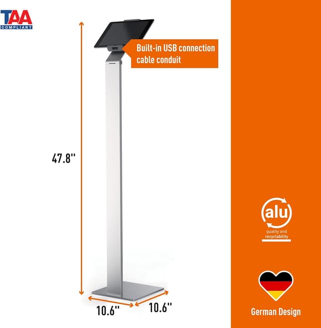 Thumbnail 2 de Durable 893223 Soporte Tablet Giratorio 360° con Antirrobo