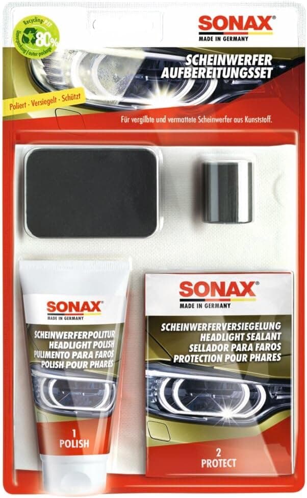 Detalle de SONAX Scheinwerfer AufbereitungsSet 85 ml