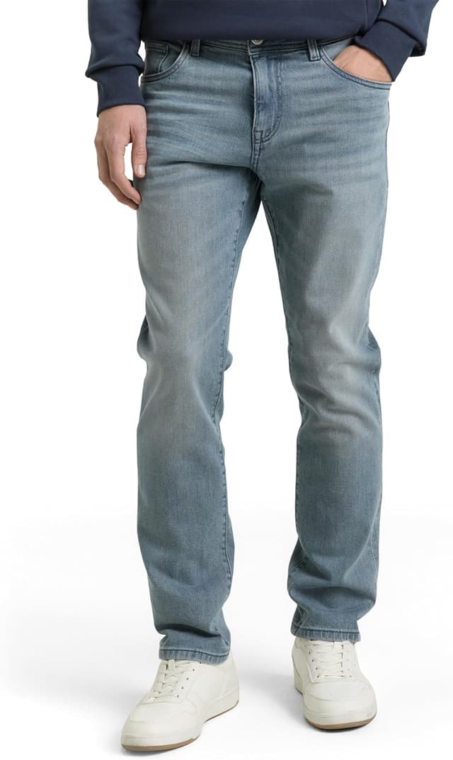 Detalle de Tom Tailor Herren TTJOSH Regular Slim Jeans im Five-Pocket-Style