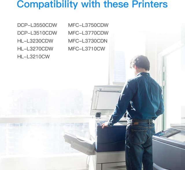 Detalle 2 de LxTek TN-247/TN-243 Compatible Toner 4-pack (Black, Cyan, Magenta, Yellow) for Brother