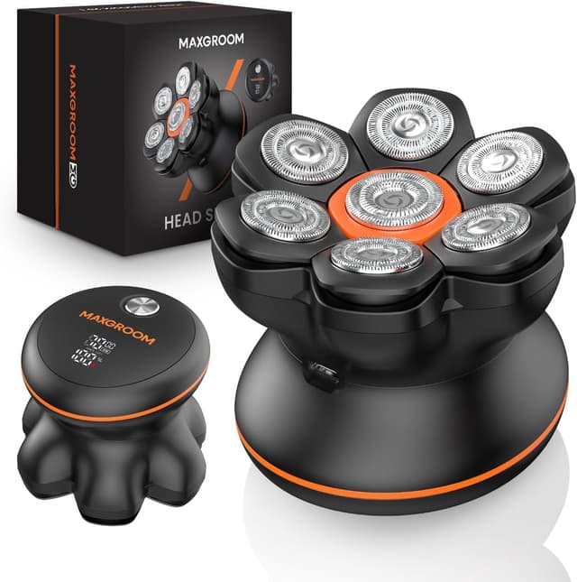 Detalle de Maxgroom 7D electric head shaver for men 🪒